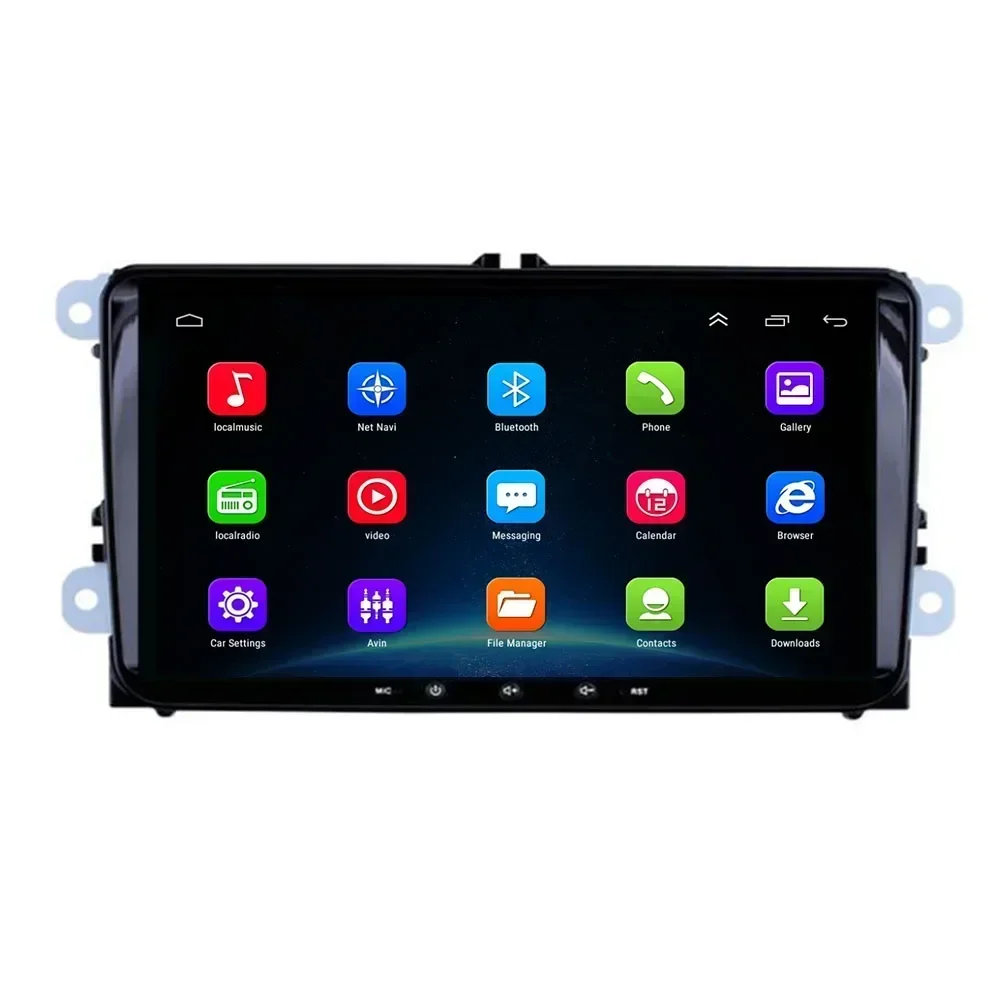 Car Radio Android 13 For VW Volkswagen Polo/Tiguan/Golf 6/Passat b7/b6/Jetta/Skoda/Octavia 2 Seat CarPlay Multimedia Player 48EQ