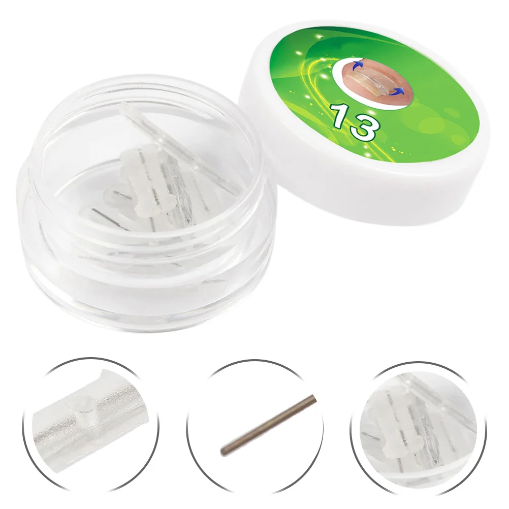 

10Pcs Professional Toenail Correction Wire Titanium Alloy Silicone Household Ingrown Nail Treatment Wear-Resistant