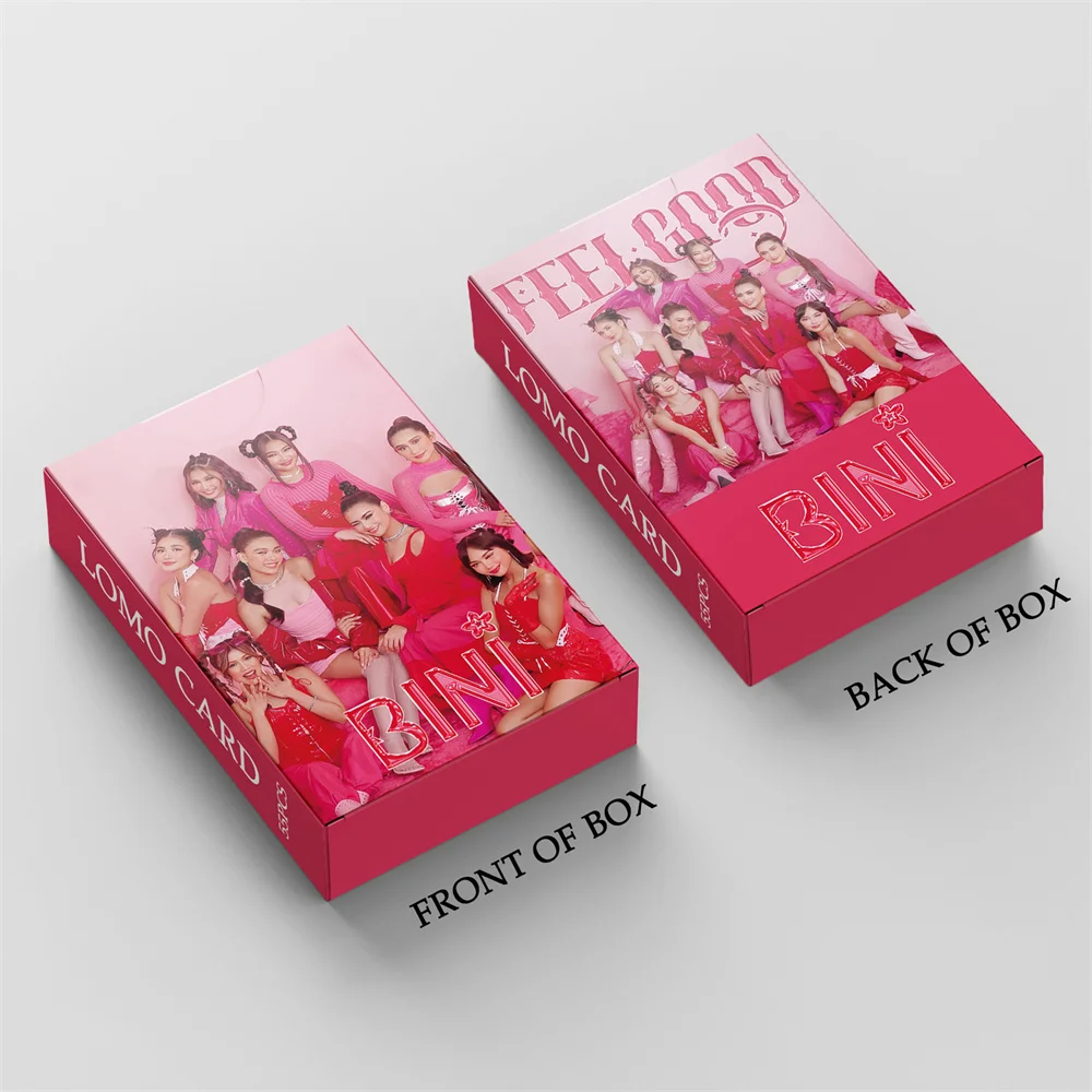 BINI LOMO CARDS BINI FEEL GOOD STACEY SHEENA Photocards Lomo Card BINI Colet Photo cards for Fans Gifts Collection