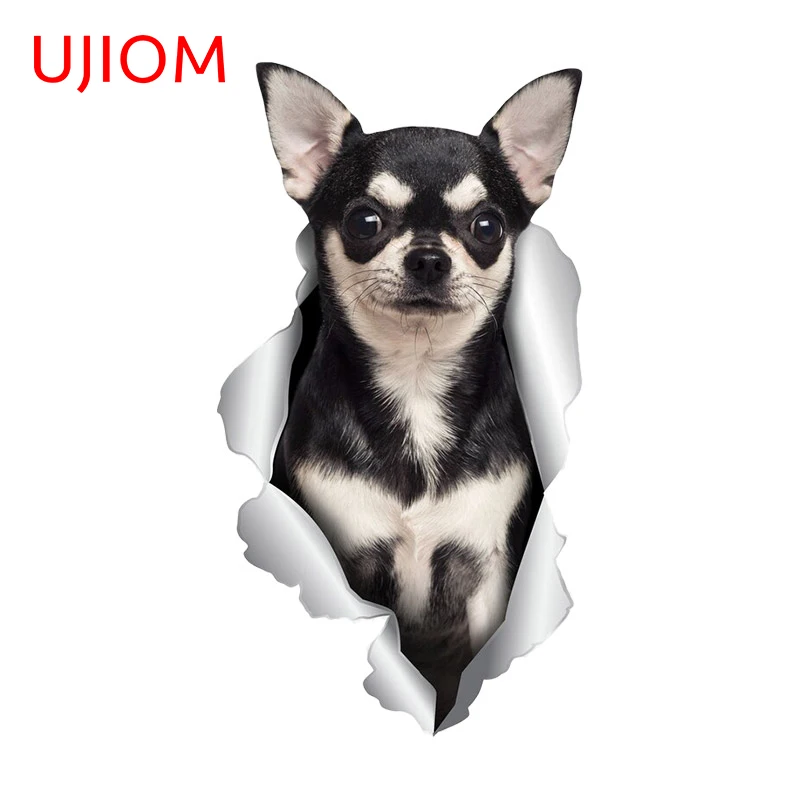 UJIOM 13cm X 7cm Tear Dog Wall Stickers Personality Graphics Air Conditioner Kids Room Vestibule Decal Chambre Decoration