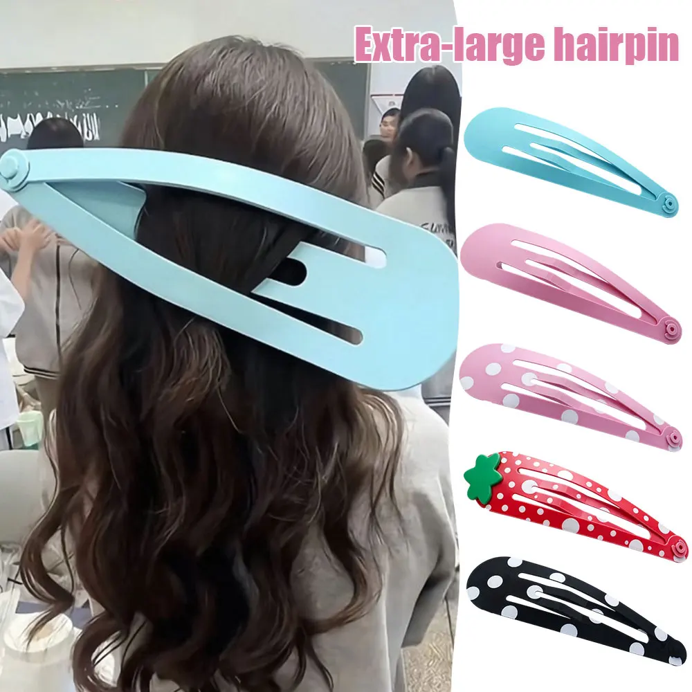 

Заколка для волос в горошек, очень большая, 28 см, в стиле INS, модная, для украшения рюкзаков и сумок, женская