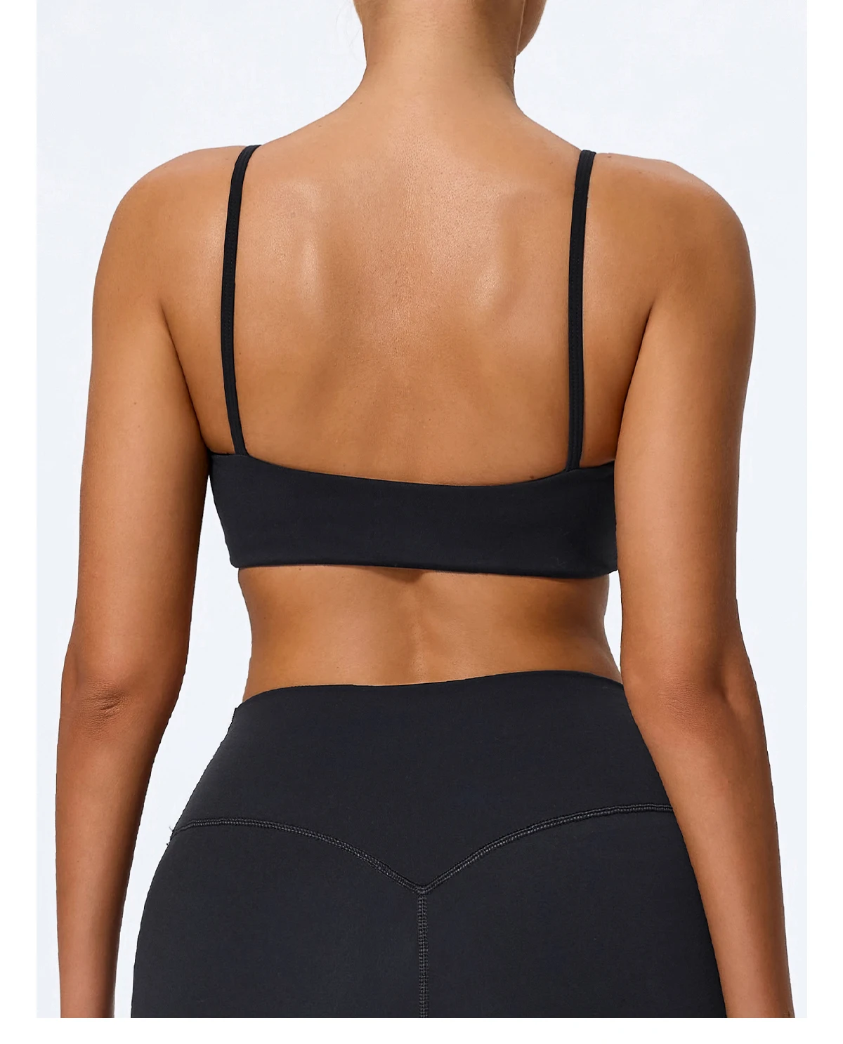 Ctenkevet Sommer Neu Damen U-förmiger Bandeau-Sport-BH für Fitness, Yoga und Workout – Rückenfreies Crop-Top für Frauen – Detail 32