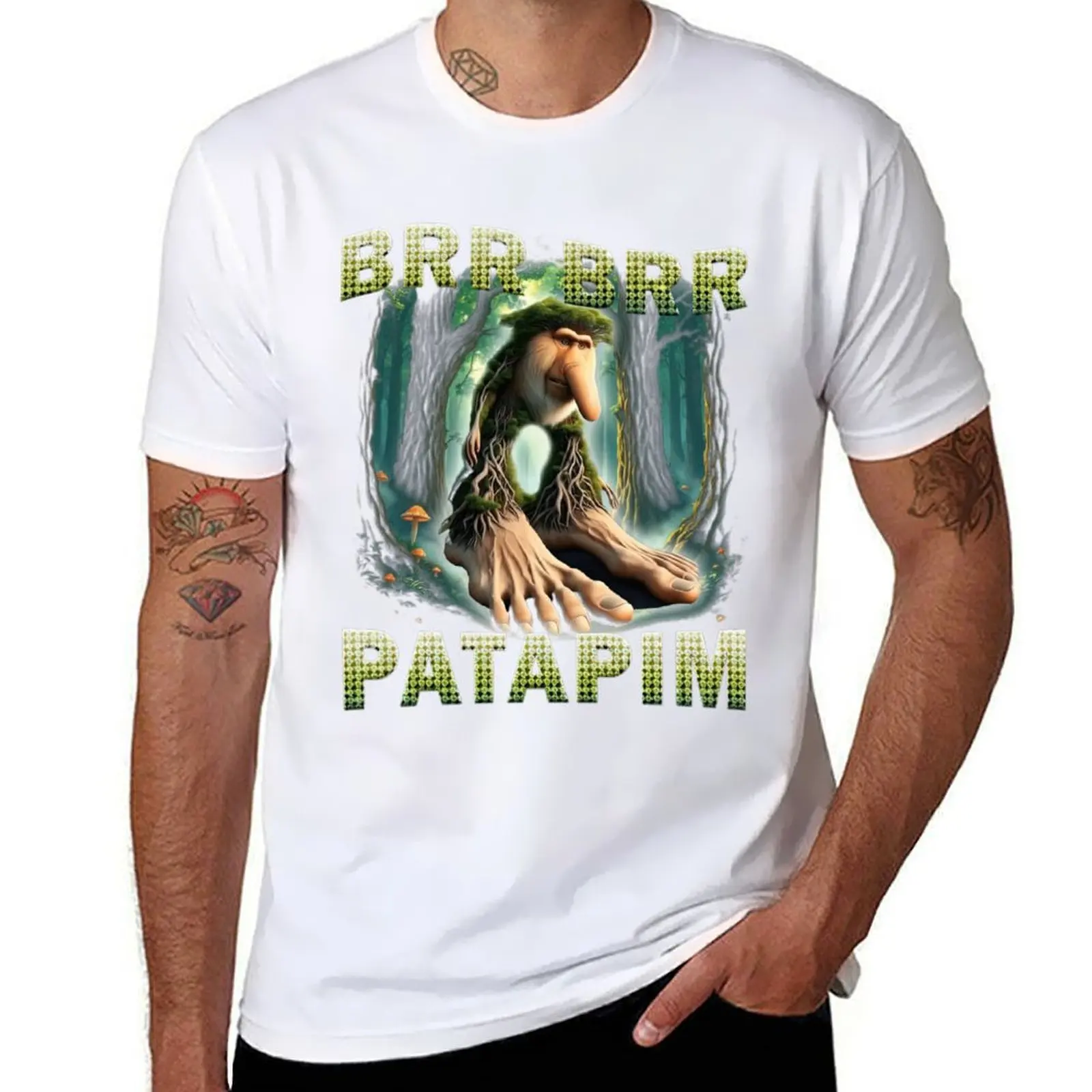 

Funny Italian Brainrot Meme T-Shirt men t shirt cotton 100% t shirt man casual T-Shirt