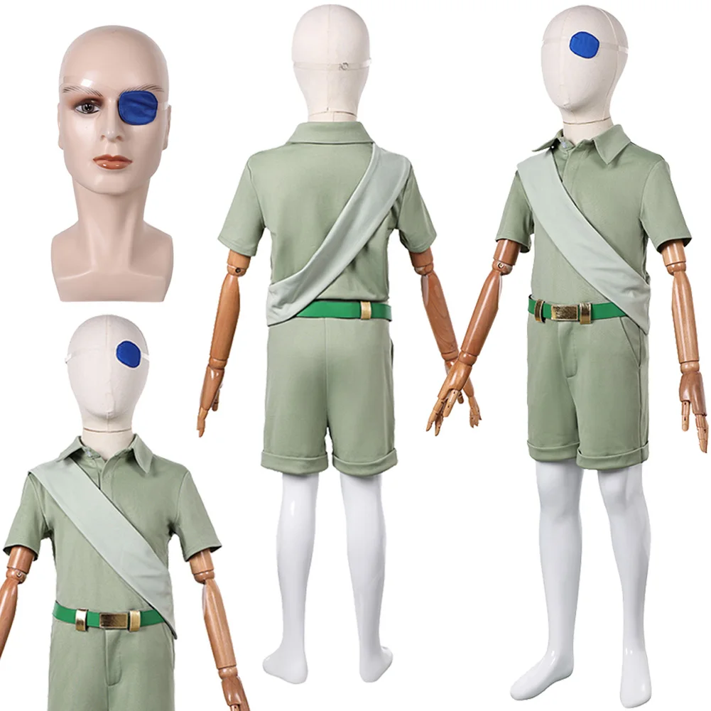 

Wholesale Ellio Cosplay Role Play Boys Green Suits 2025 Cartoon Movie Ellio Costume Teen 6 to 14 Years Party Outfits Fantasy