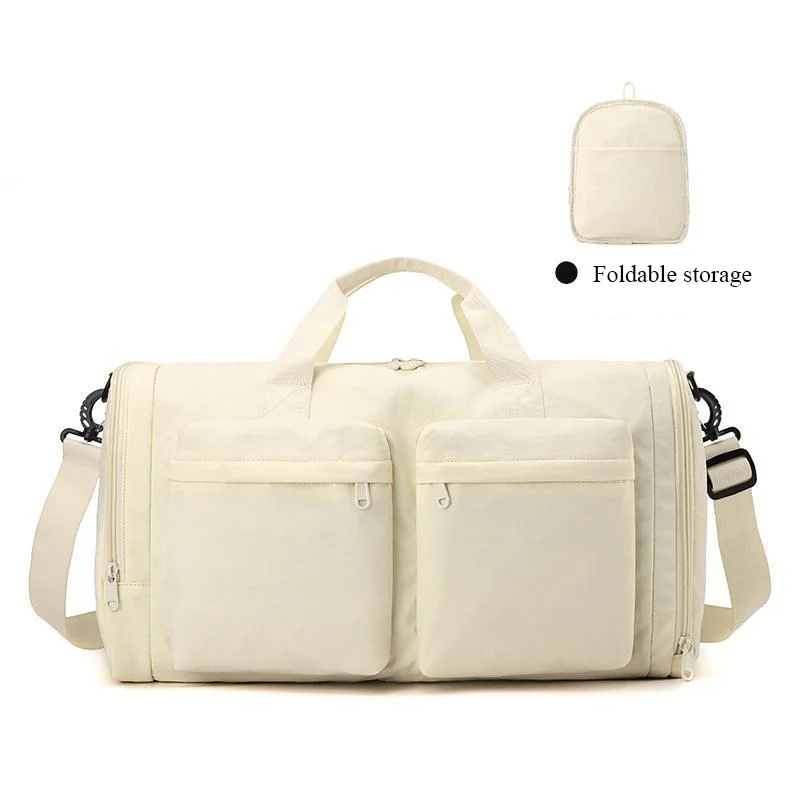 Foldable Travel Duffel Bag Portable Large Capacity Lightweight Storage For Women Men Clothes Boarding Carry On Luggage Tool