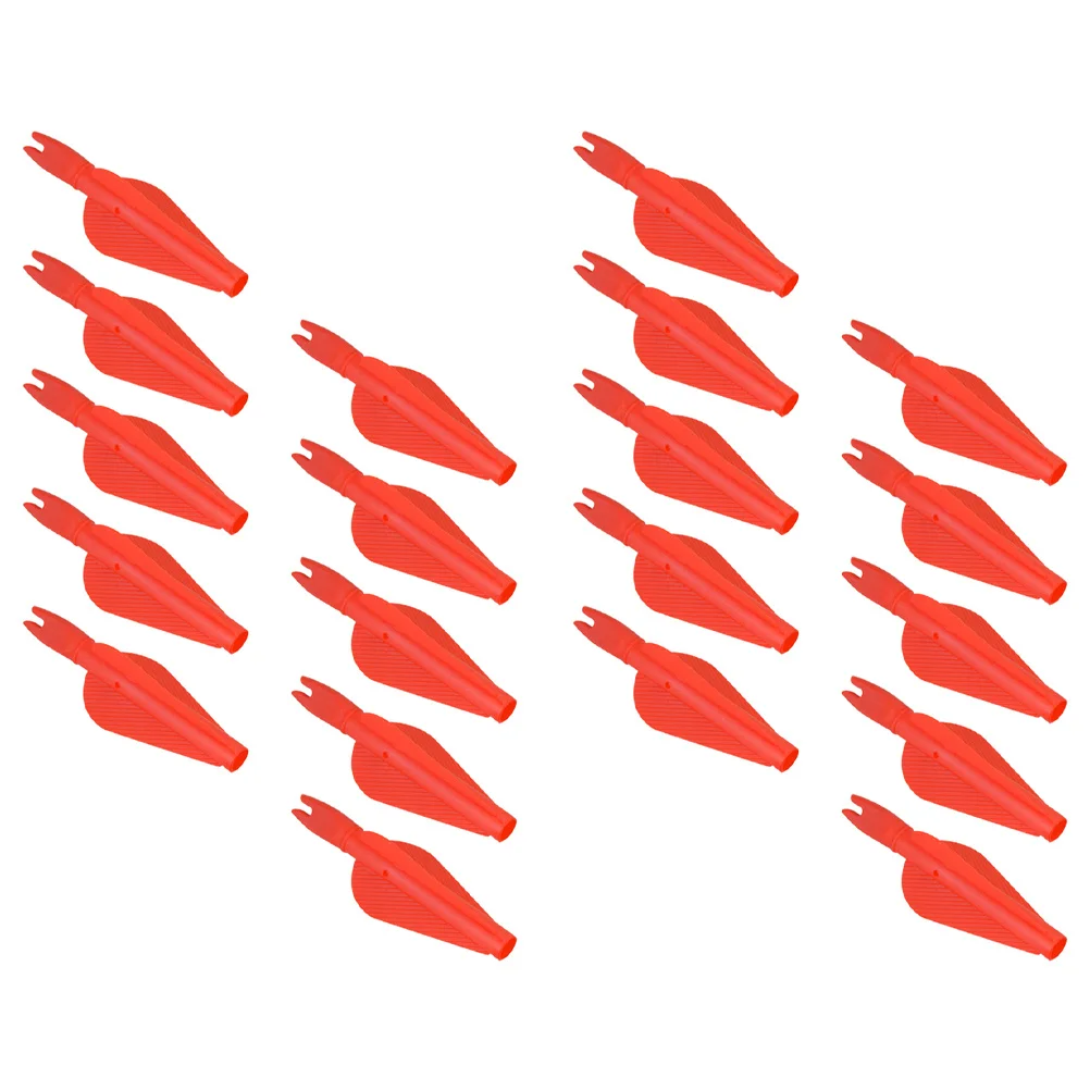 

20Pcs Plastic Archery Arrow Tail Replacement Training Accessory for Improved Practice Accuracy Arrow Tail