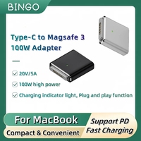 Type-C to Magsafe 3 PD 100W Adapter for MacBook Pro 2023(M2,14/16 inch),MacBook Air 2022(M2), MacBook Pro 2021(M1,14/16 inch)