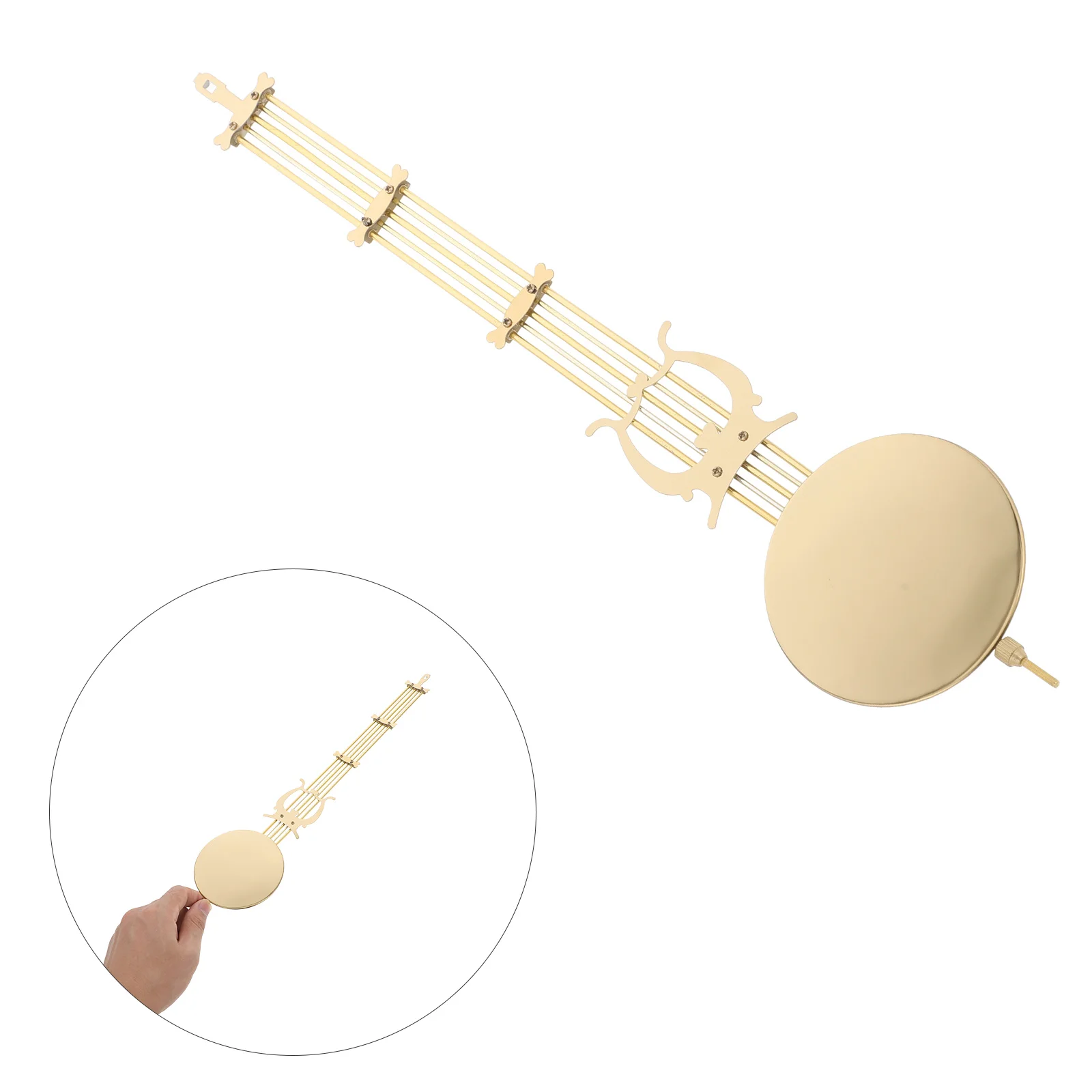 

1Pcs Aluminium Metal Clock Pendulum Accessory DIY Wall Clock Repair Parts Mechanical Clock Parts