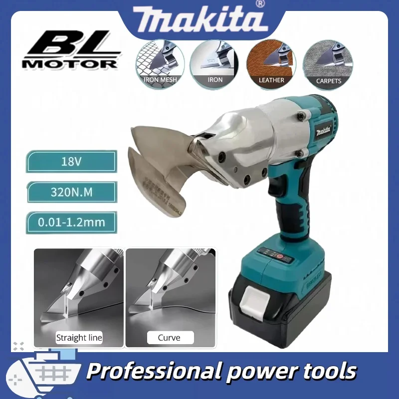 

Makita Sheet Shear Cutter Power Tools Electric Brushless Iron Scissors Machine Rechargeable Professional Metal Cutting Tool