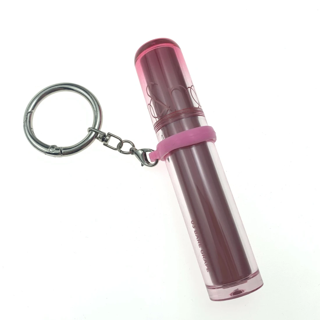 Portable Lip Gloss Electronic Pen Pendant Lip Gloss Decorative Pendant Keychain for Romand Lipstick Silicone Ring Rubber Band