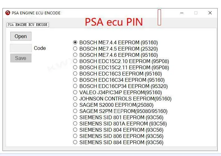 ImmoTool V1.5 + PSA ENGINE ECU CODE + VAG EDC15 EDC16 PIN & IMMO OFF  Bypass Immobilizer for EEPROM Disable Immo in PSA EDC15