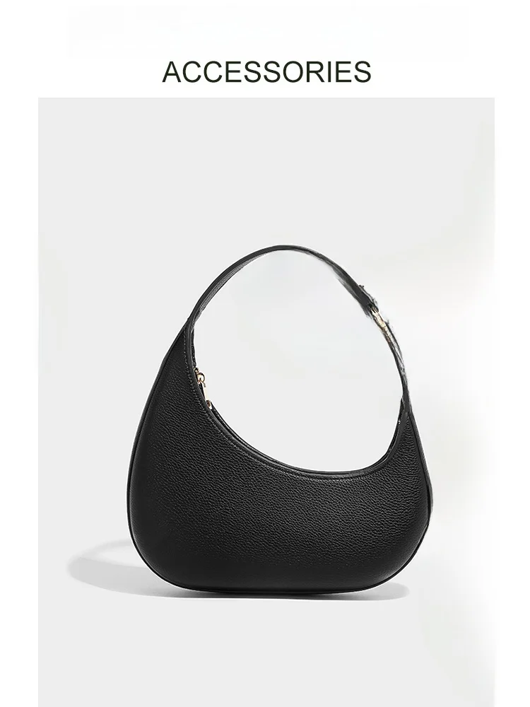 

Дизайнерская женская сумка-лодочка на одно плечо, модная, с ощущением роскоши, новинка 2025 года, повседневная, из кожи.