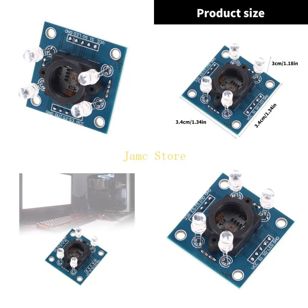 

LX0B GY-31 TCS230 TCS3200 Color Sensors Color Recognition Module Color Sensing Module