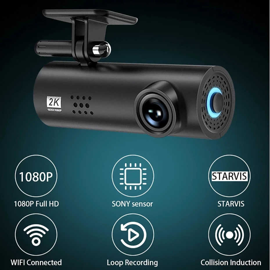 New WIFI Hidden Dash Cam FULL HD 1080P Mini Car Camera DVR G-Sensor Driving Recorder Night Version App Dashcam PK XiaoMi 70Mai