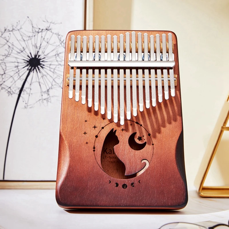 

Zani 17 Keys Kalimba Note Hand Thumb Piano Instrument Wood Musical Instruments Accessory Part Kit Gifts Kids Creative Music Box