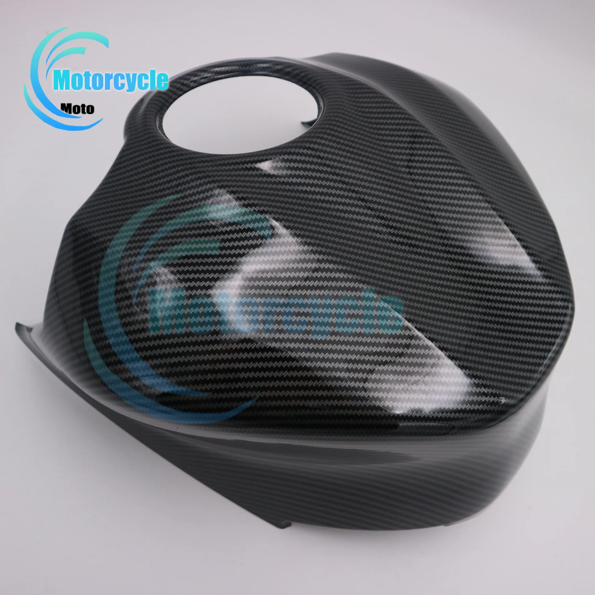 Carbon Fiber Painted Look Refit Increase In Height Motorcycles Fuel Gas Tank Cover Shell For YAMAHA R3 2019~2023 Version