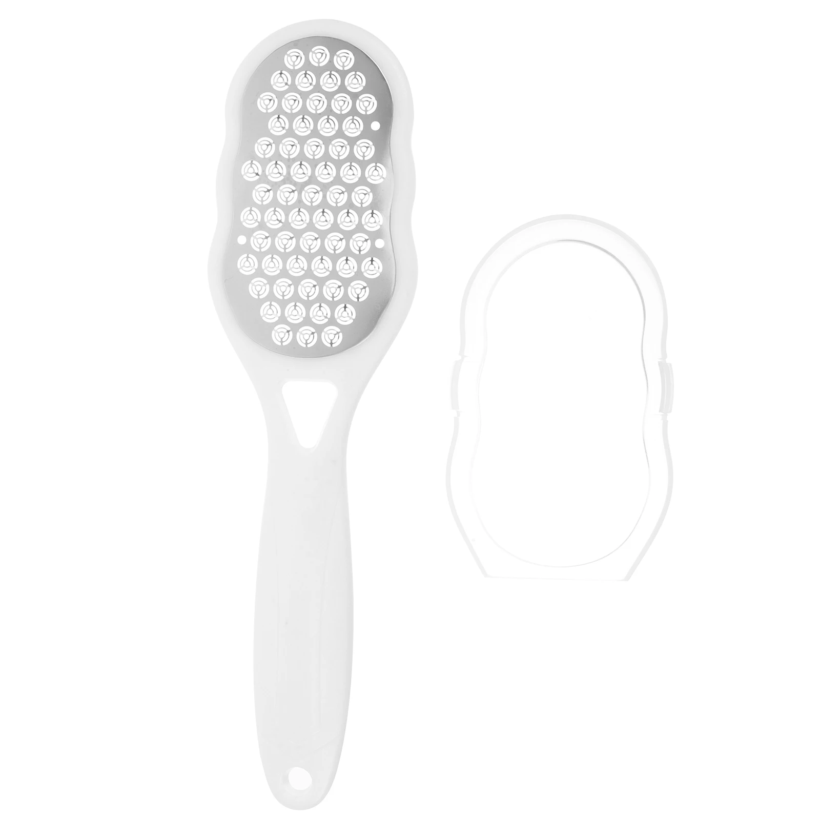 

Stainless Steel Foot Scrubbing Board FG12 White Net Pattern Hard Skin Remover File Pedicure Tool Callus Scraper Dead Skin