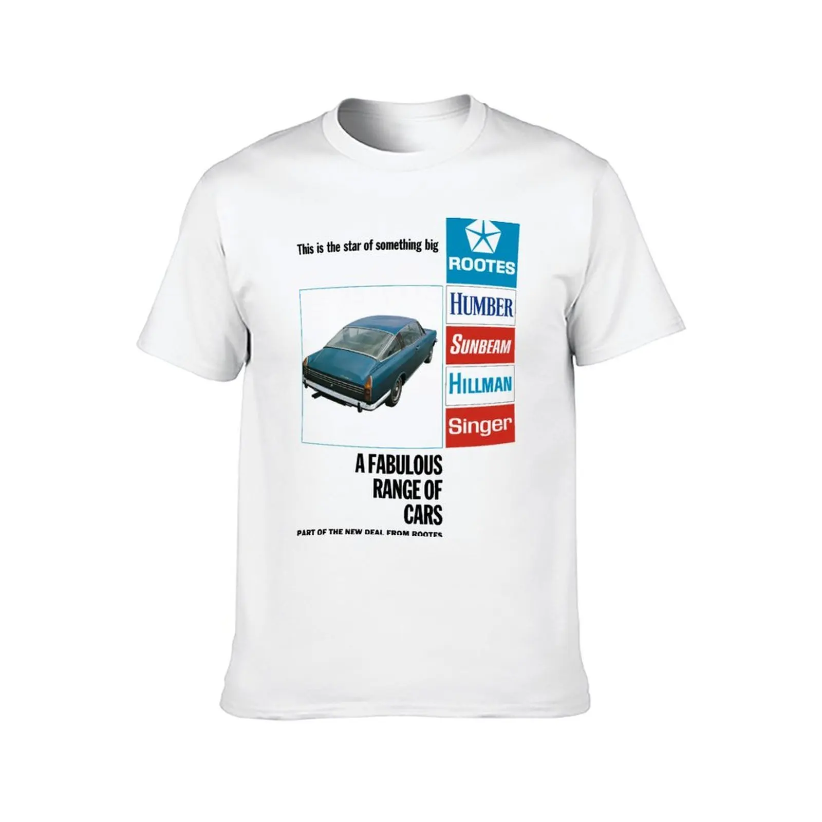 SUNBEAM RAPIER - ROOTES GROUP T-Shirt t shirts for man cotton soft cotton tshirt 100% T-Shirt