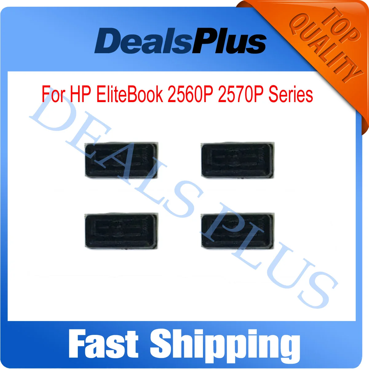 Conjunto de 4 Peças Novas: Pés de Borracha Antiderrapantes para Tampa Inferior de Notebook HP EliteBook Séries 2560P, 2570P, 8460p, 8470p, 6460b