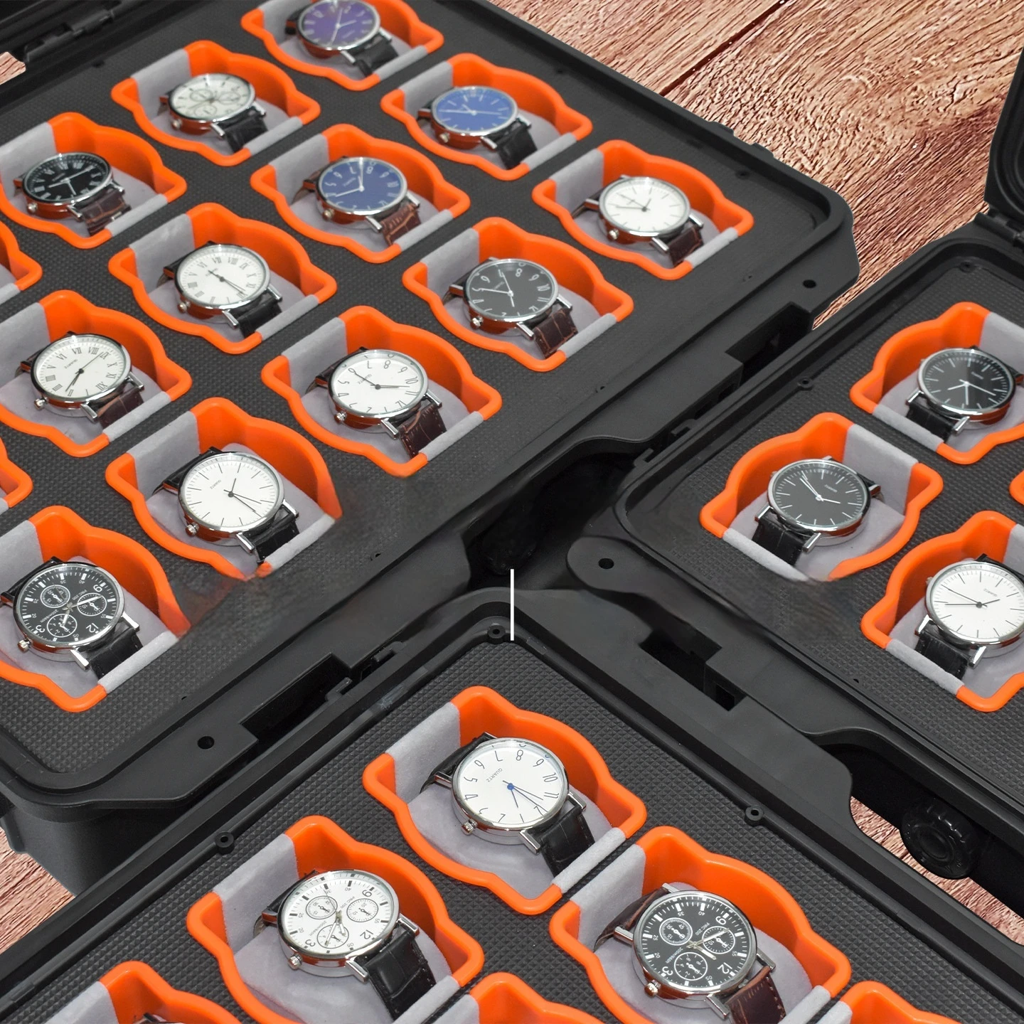12 Slot Hard Watch Storage Box Waterproof Shockproof Portable Travel Watch Display Case For Jewelry Protection