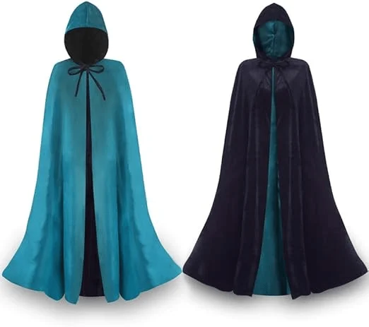 

Хэллоуин Cos средневековье двухслойная цветная бровая капюшон бархатная шило сценическое представление ролевая игра бархатная накидка для женщин