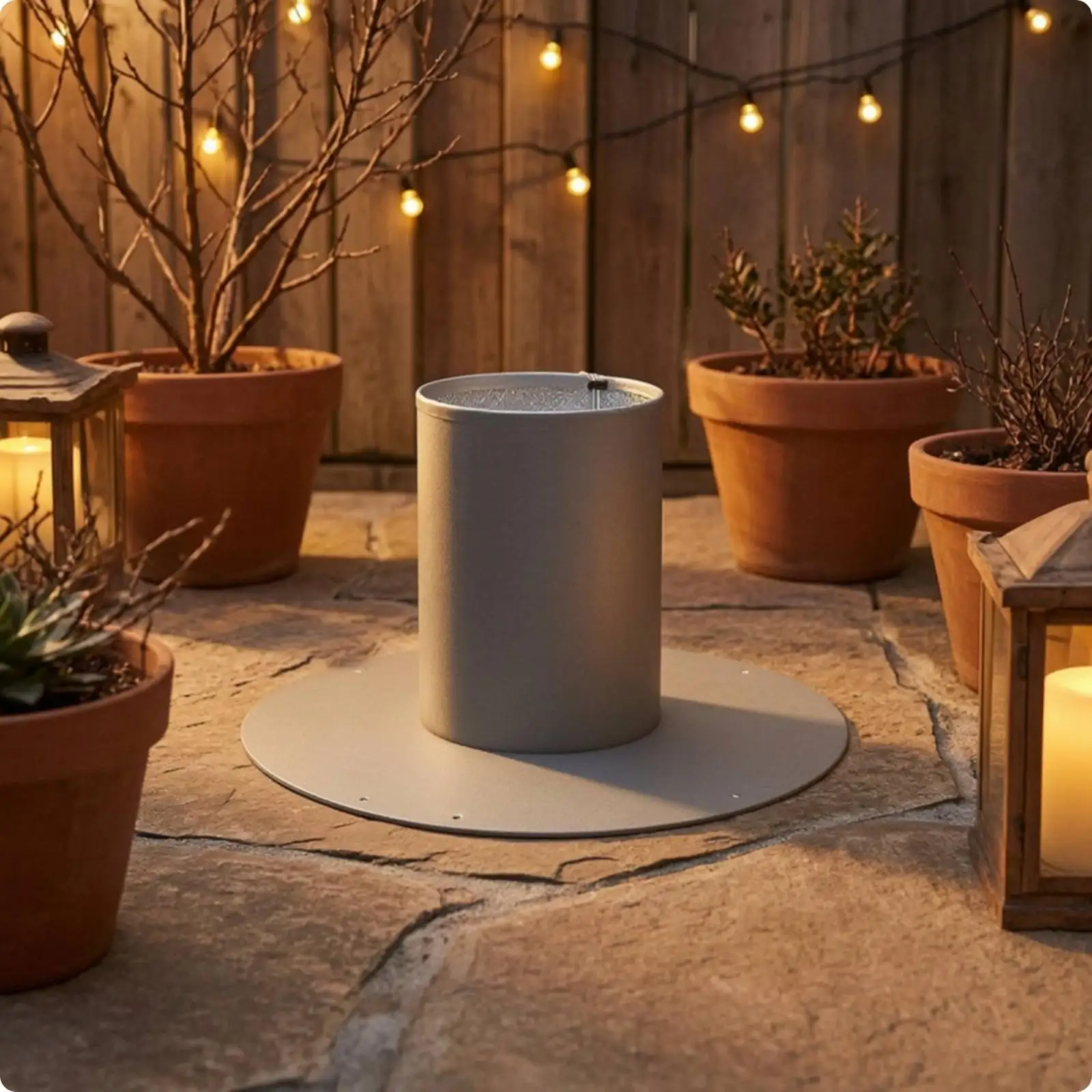 Tree Root Protector Water-Resistant Cylindrical Trunk Sleeve with Ground Skirt