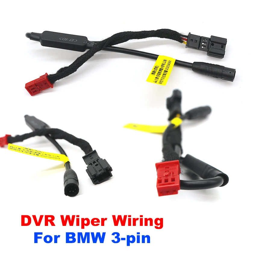 Easy to Install Car DVR Driving Recorder Wiper Cable For Mercedes-Benz For BMW For Volkswagen For Volvo For JEEP, fuse ACC Cable