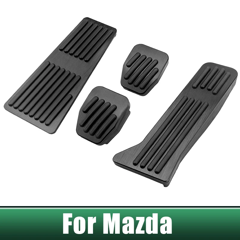 Car Accelerator Footrest Brake Clutch Pedal Pad For Mazda 2 Dome 3 BM 6 GL GJ CX-5 CX5 KE KF CX3 CX-3 CX7 CX-7 CX-8 CX8 CX9 CX-9