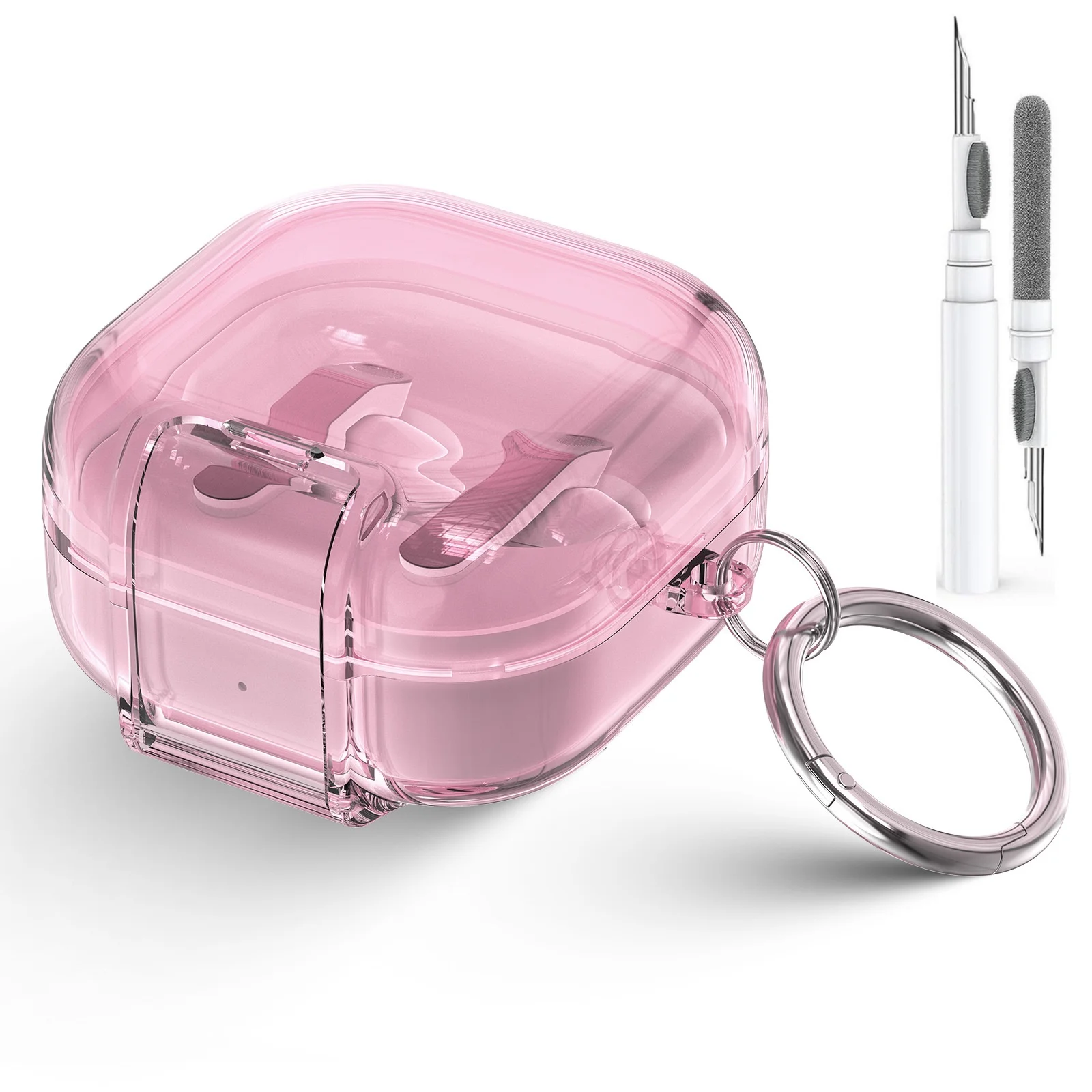 Für Samsung Galaxy Buds 4 Pro / Buds 4 Hülle mit Telefonständer & Verschlussclip-Design mit Reinigungsset für Galaxy Buds Pro 4 2026 Schutzhülle – Detail 15