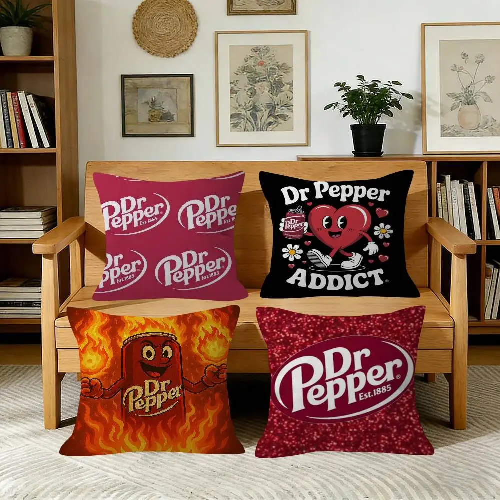 LOGO RED Maple Design Cushion Cover Happy Autumn Harvest decor Holiday Decorati Pillow Cover U-unique Dr-r P-pepper