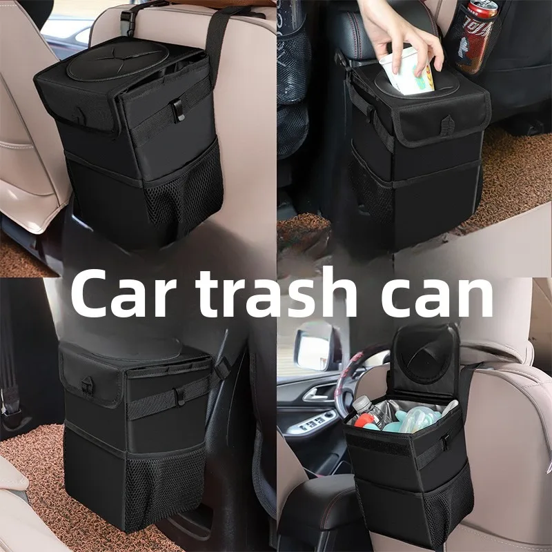 

Водонепроницаемый складной мусорный бак, ящик для фруктов из кожи, ящик для хранения на спинку автомобильного сиденья, ящик для хранения.