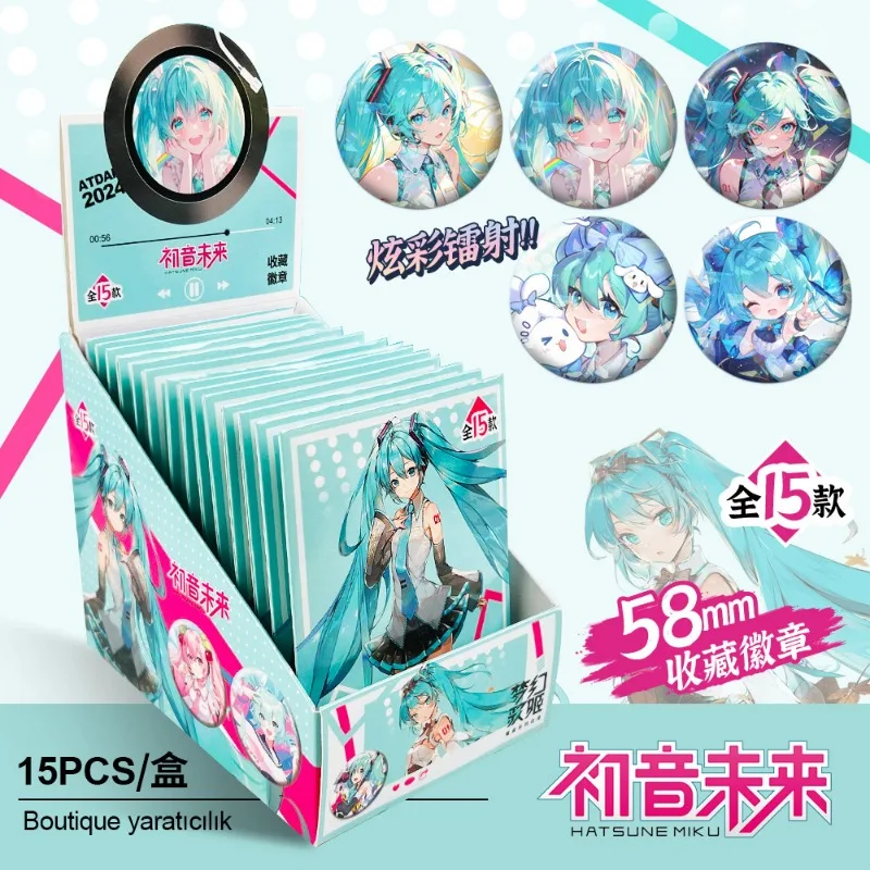 Hatsune Miku Badge, a souvenir of the girl\'s badge from the anime around Fan Gu Er Yuan.