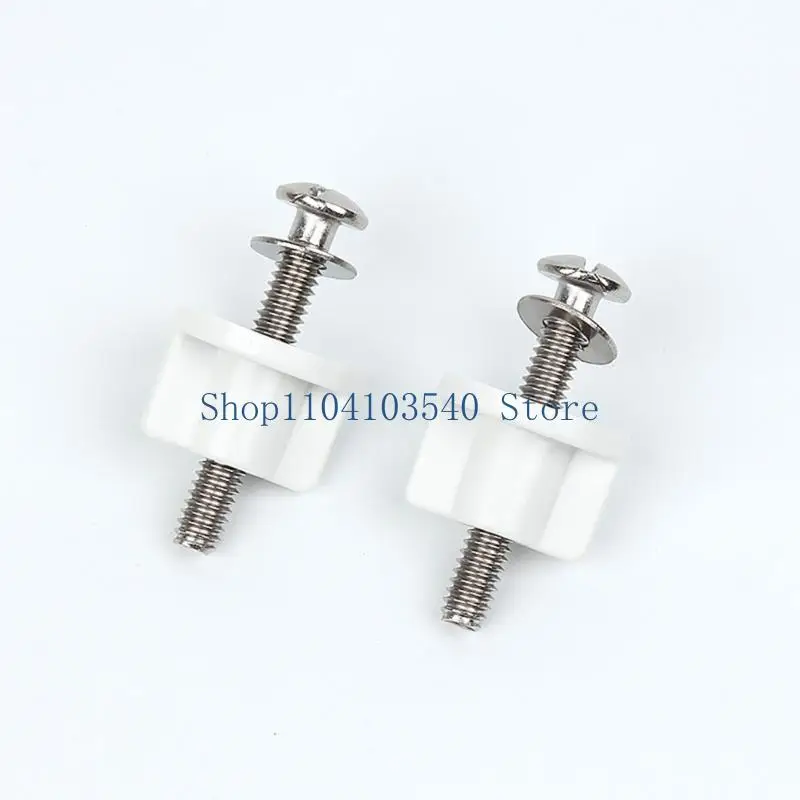 

02DC Upgrades Toilet Seats Hinge Bolts Toilet Seats Fastener Quick Fix Screws Replacement set for Stable & Secure Installation