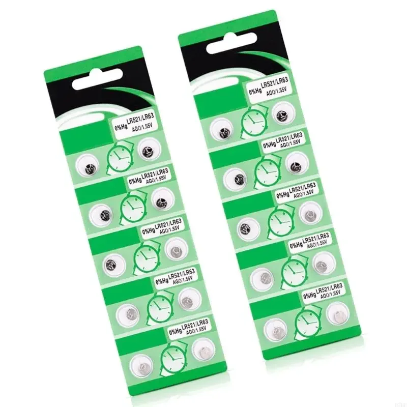 AG0 LR521 Alkaline Button Cell Batteries 10/20 Pack for Reliable Consistent Power Supply