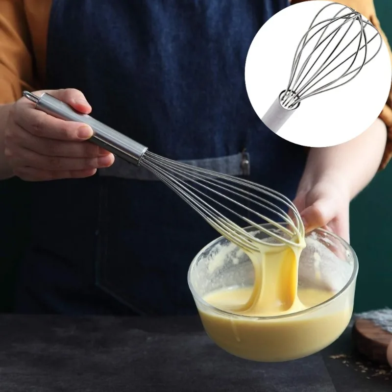 

1pc Multifunctional Egg Whisk Manual Egg Beater Kitchen Baking Utensil Whisk Milk Egg Mixing Whisk Mixer Tools