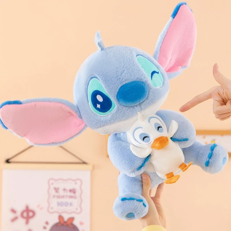 

35/45 см Лило и Стич Дисней плюшевые игрушки мультфильм аниме мягкая кавайная рождественская кукла Дональд Дак Стич плюшевые детские подарки на день рождения