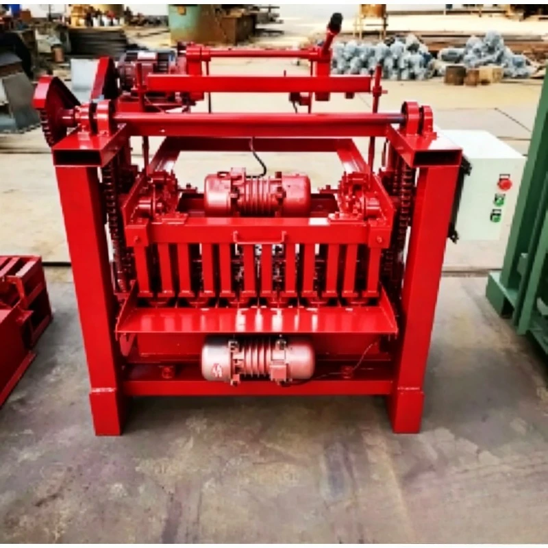 Hydraulic Electric Interlock Brick Block Making Machine Concrete Hollow Block Machine with Engine