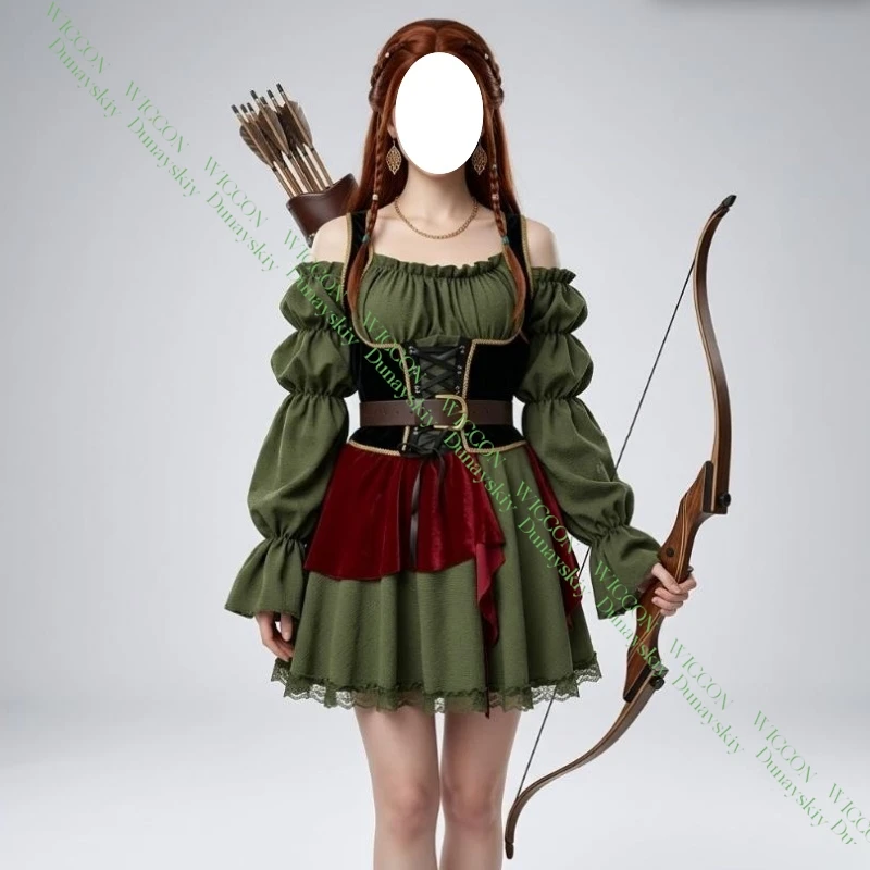 robe-de-buccaneier-punk-medievale-avec-ceinture-tenue-de-pirate-retro-verte-pour-cosplay-halloween-carnaval-fete-spectacle