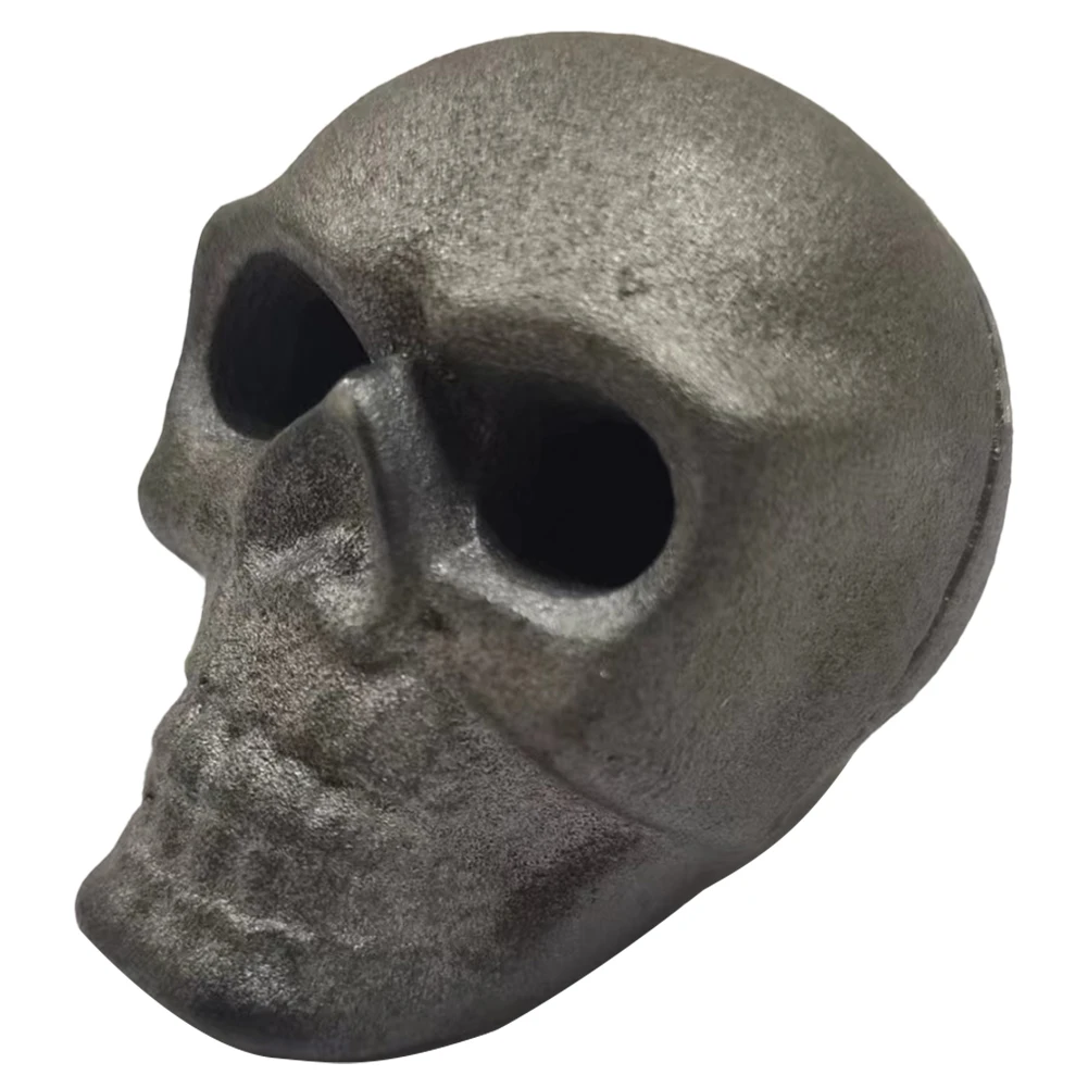 Simulatie Schedel Rekwisieten Brandwerende Herbruikbare Menselijke Schedel Vuur Log Metalen Halloween Horror Schedel Vuurplaats Halloween Feestdecoraties