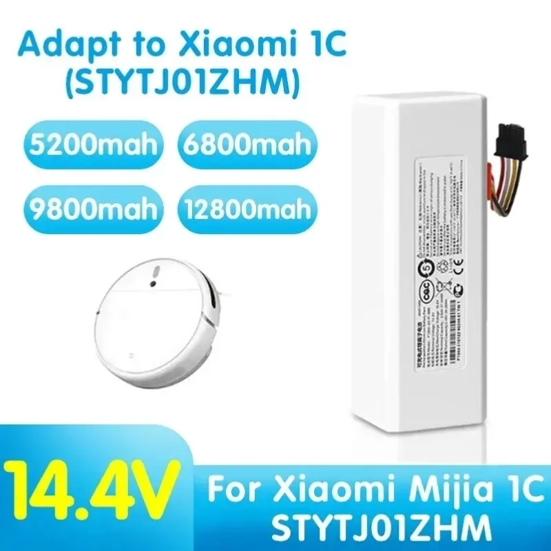 P1904-4S1P-MM Replacement Battery For Xiaomi Mijia 1C STYTJ01ZHM Robot Vacuum Cleaner Sweeping Mopping Parts