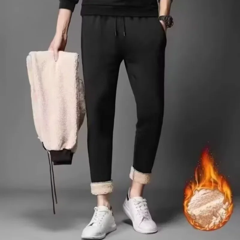 Vêtements d'hiver pour hommes, grandes tailles, pantalons thermiques, salopette, pantalons de travail pour hommes, vêtements de loisirs, pantalons Baggy