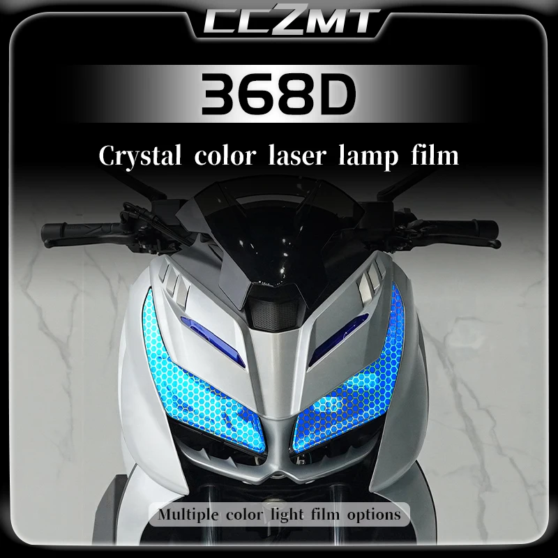 

For ZONTES 368D 368 D 368d 2024 headlights taillights protective stickers honeycomb laser film modification accessories