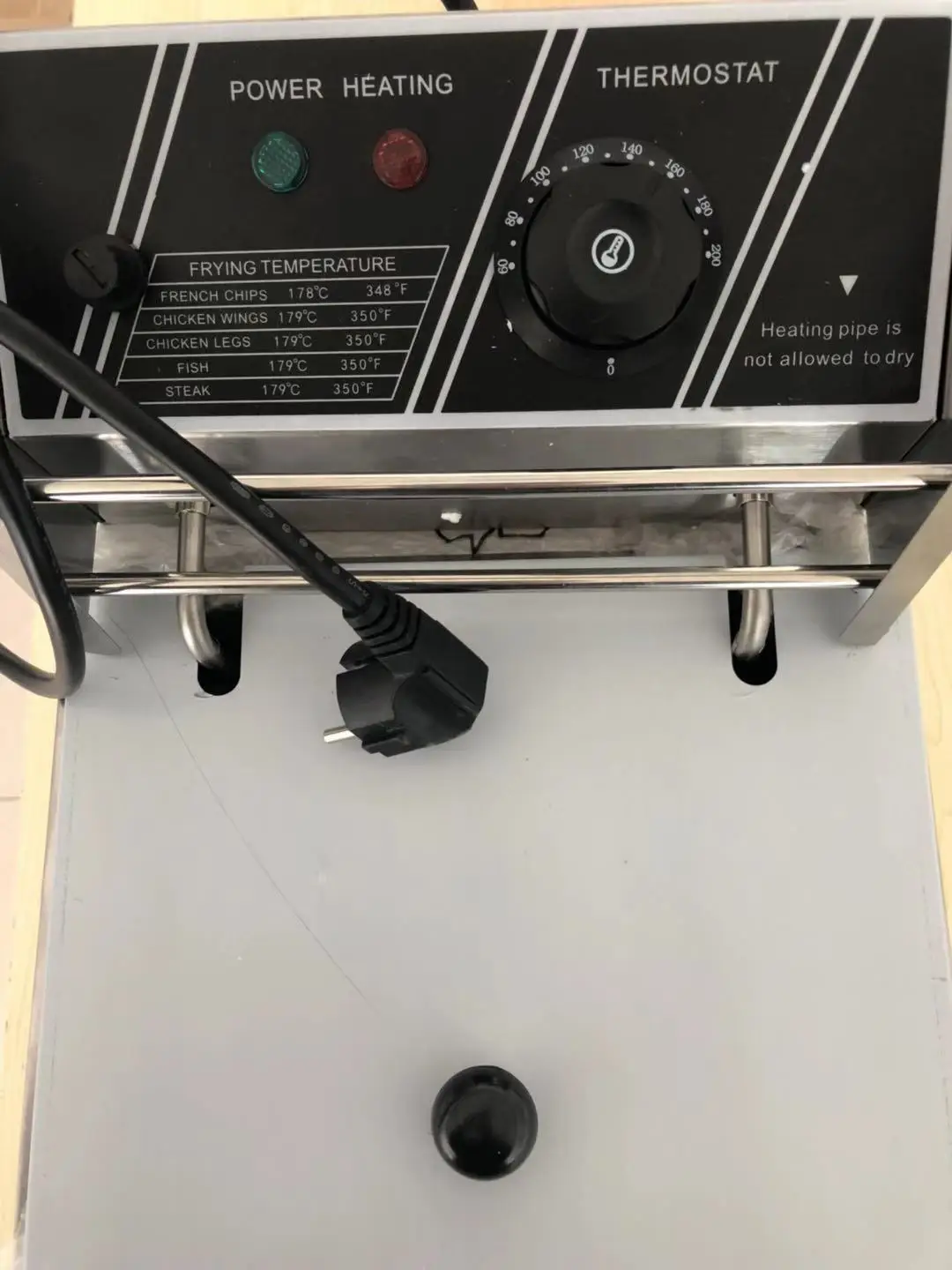 6L Commercial Electric Deep Fryer Air Electric French Fryer Home Use Machine
