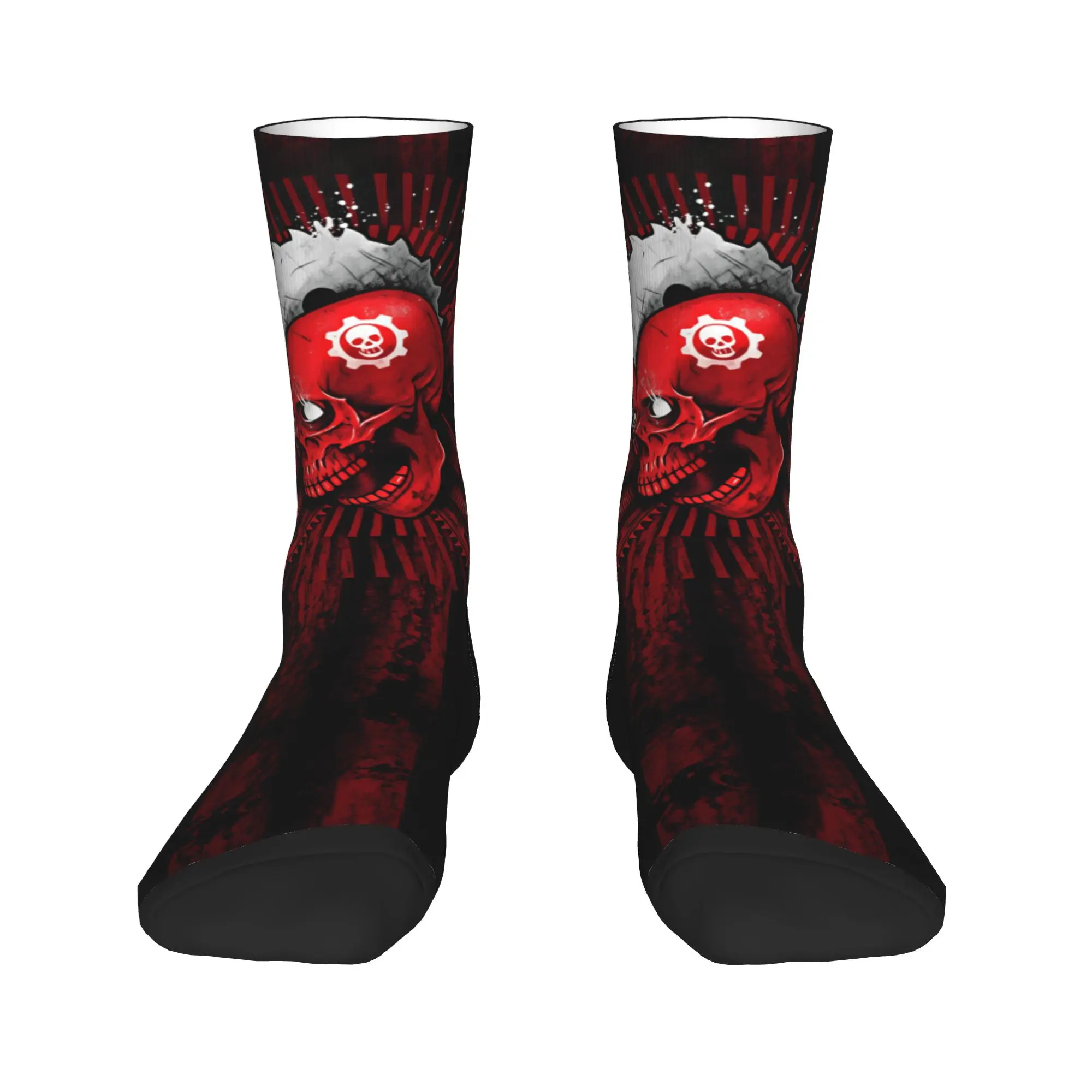 Unisex Men Socks G-Gears Of War  Stockings Winter Korean Warm Soft Socks Pattern Running Anti Skid Socks