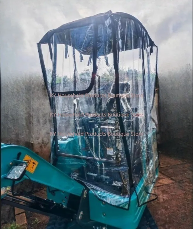 Fit For Yanmar 17 27 Mini Excavator Car Cover Warm Awning Thickened Pvc Windproof  with window