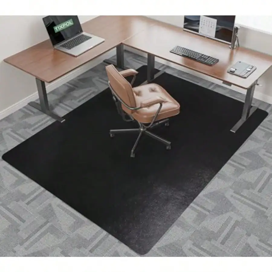 

Office Chair Mat for Carpet 46" x 60" Large Chair Mat for Carpeted Floors Non-Slip Carpet Protector Mat with Spikes Heavy-Dut
