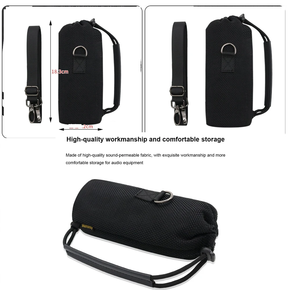

Travel Carrying Case for JBL Flip7,Portable Speaker Bag Permeable Bags Outdoors Travel Organizer Bag Shockproof Protective Cover