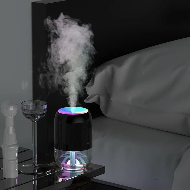 Mini Humidifier USB Car Humidifier Home Bedroom Fog Car Desktop Large Capacity Atmosphere Light Large Capacity Aromatherapy