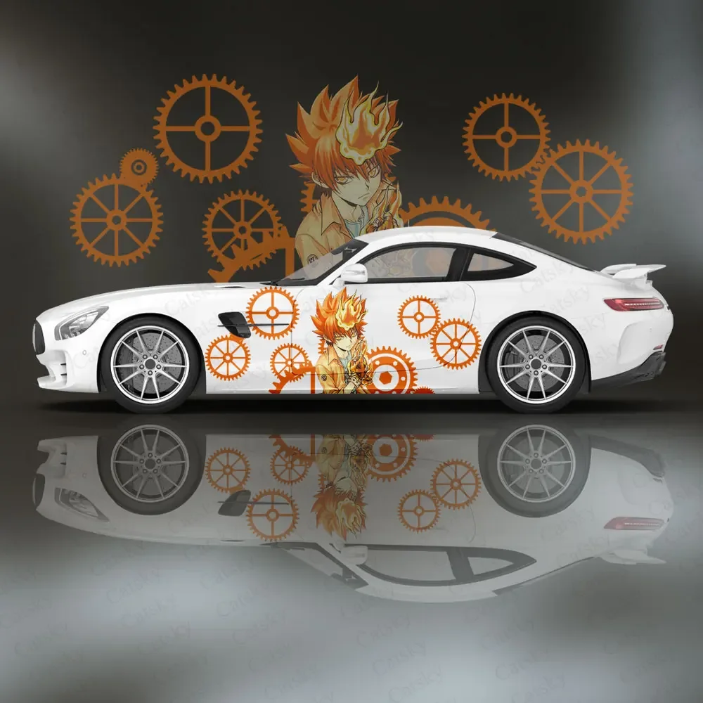 

Katekyo Hitman Reborn! Anime Car Body Stickers Anime Itasha Vinyl Car Side Decal Sticker Car Sticker Automotive Decor Film