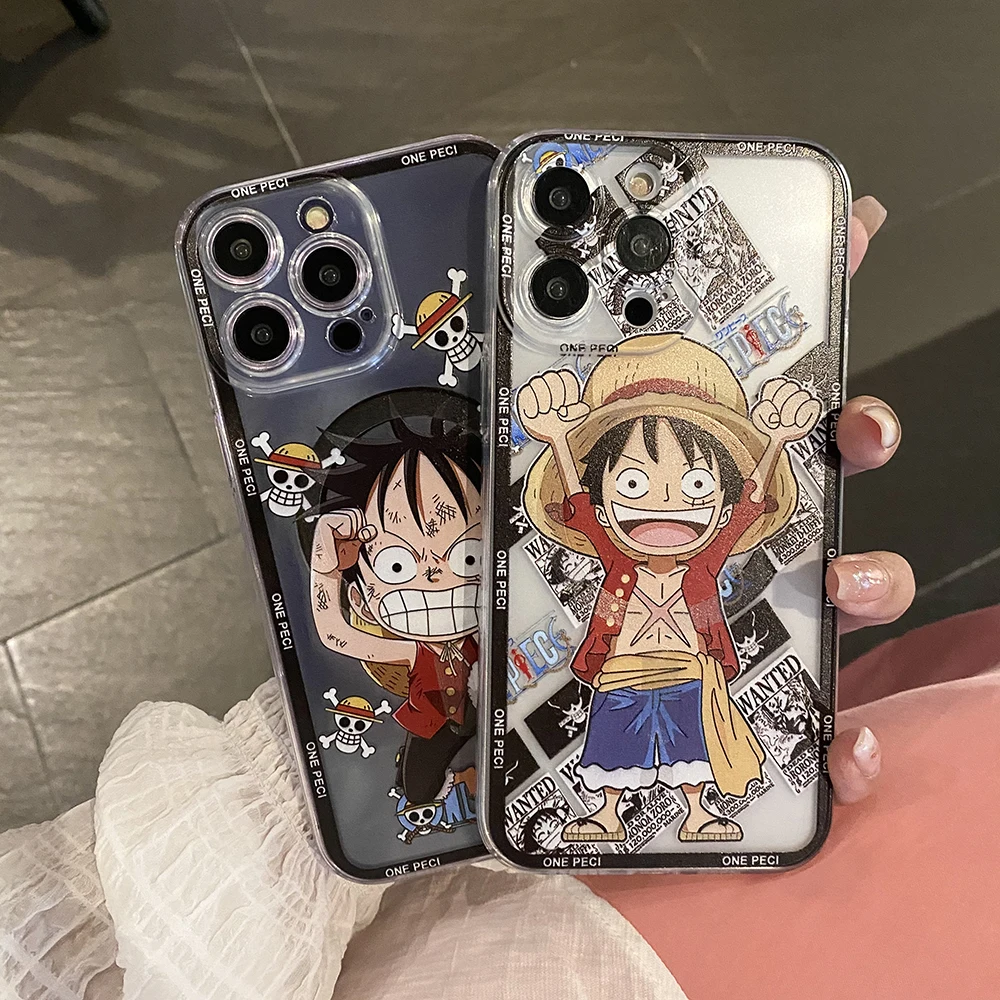 Anime Ones Piecs Magsafe Magnetic Phone Case for Samsung Galaxy S24 S23 S22 S21 S20 FE Plus Ultra 5G Soft Clear Tpu Cover